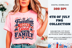Freedom Family PNG | 4th July Sublimation DTF Product Image 8