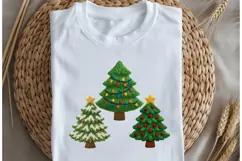 Christmas trees png design for T-shirts Product Image 5