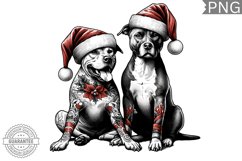 Christmas Dog Clipart - Christmas Sublimation PNG Design Product Image 1