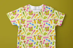Watercolor Back to School Clipart & Seamless Patterns Product Image 6