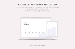 2026 Monthly Calendar Printable &amp; Fillable, A4/Letter Size Product Image 8