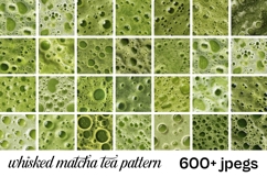Matcha Digital Papers &amp; Cliparts Mega Bundle | Green Tea Product Image 10