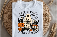 Ghosts cats png design for T-shirts Product Image 5
