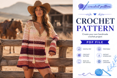 Festival Crochet Tunic Pattern PDF Product Image 3
