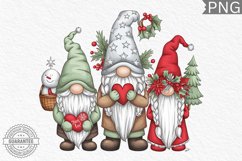 Christmas Gnome Sublimation - Clipart PNG Bundle Product Image 4