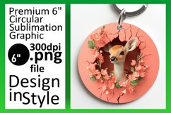 Keychain and Coaster with Animal Friends Product Image 1