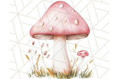 Pastel Pink Fairy Garden Clipart, Enchanted Cottagecore Png Product Image 4