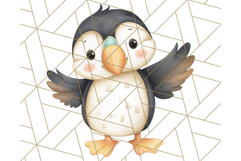 Cute Arctic Animal Clipart PNG, Cute Winter Animals Png Product Image 4