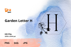 Garden Letter Monogram Product Image 1