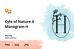 Cycle of Nature Monogram Product Image 1