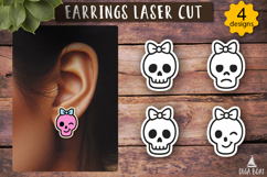 Halloween earrings svg Laser cut Bundle Product Image 5