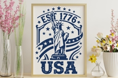 USA Est. 1776 Svg, USA 250th Anniversary Svg, Patriotic Svg. Product Image 9