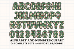 Christmas Alphabet png clipart, christmas letters doodle Product Image 2