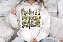 Psalm 23 The Lord Is My Shepherd PNG, Christian Sublimation Product Image 7