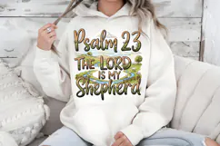 Psalm 23 The Lord Is My Shepherd PNG, Christian Sublimation Product Image 7