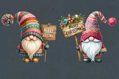 Christmas Gnome. Christmas clipart. PNG sublimatio Product Image 5