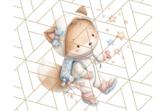 Kawaii Space Creatures Clipart PNG, Galaxy Alien Clip Art Product Image 4