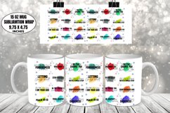 Motivational Mug Wrap Sublimation, Funny Mug Design Product Image 1