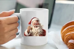 santa claus clipart, christmas clipart sublimation Product Image 2