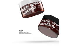 Amber Glass Jars - PSD Mockup Product Image 7