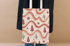 Winter Seamless Pattern PNG Bundle, Cute Winter Pattern Product Image 8