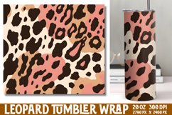 Leopard Print Tumbler Wrap Sublimation Product Image 1