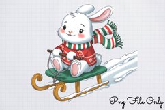 Woodland Christmas Watercolor Clipart PNG Product Image 1