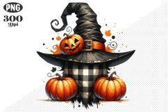 Halloween Pumpkins Sublimation - Clipart PNG Design Product Image 1