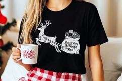 North Pole Reindeer Mail Svg, North Pole Postmark Svg. Product Image 7