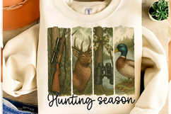 Hunting season PNG, Retro Camo Hunting Design PNG, Hunting Product Image 3