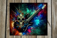 Music &amp; Skulls | 8 Skinny tumbler sublimation designs Product Image 8