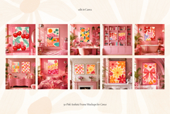 50 Girly Pink Aesthetic Frame Mockup Product Image 8