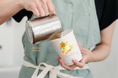 Watercolor bakery clipart, Hand drawn bakery logo PNG set Product Image 6