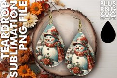 Radiant Teardrop Earrings Designs, Christmas Product Image 1