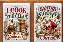 Funny Christmas Towel PNG,kitchen towel funny christmas towe Product Image 2