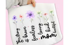 Mother's Day PNG, She is Mom PNG, Boho Mama Floral PNG, Mama Product Image 12