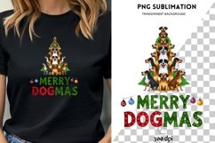 Merry Dogmas, Sublimation Digital Download, Dog Christmas Product Image 1