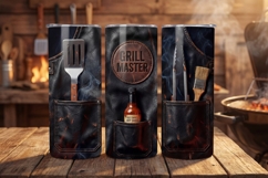 Dad Hobbies 3D Faux Leather Sublimation Tumbler Wrap PNG&amp;JPG Product Image 8