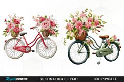 Embroidery Bicycle Sublimation PNG Clipart Product Image 1