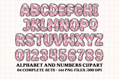 Love Story Floral Alphabet &amp; Seamless Patterns PNG Product Image 3