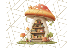 Whimsical Woodland Animal Village PNG Clipart Fantasy Forest Product Image 4
