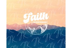 Faith Mountains Christian Tumbler Wrap | 20oz Skinny Design Product Image 8