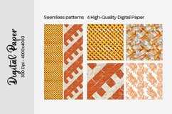 Summer Boho digital paper Seamless backgrounds Product Image 2