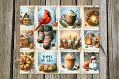 Christmas vibes | 4 Winter Tumbler Sublimation Designs P2 Product Image 4