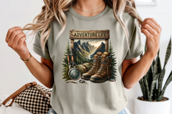 Adventure Life PNG, Mountain Hiking &amp; Camping Sublimation Product Image 8