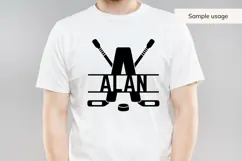 Hockey Monogram SVG Alphabet Product Image 8