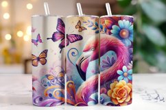 Flamingo Tumbler Wrap | Sublimation | Tumblers Product Image 1