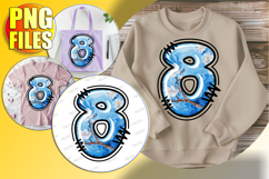 8 Doodle Letter Romantic Heart Playful Style! Product Image 1