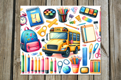 Back to school | 4 Skinny tumbler sublimation designs, PL2 Product Image 4