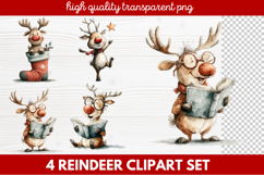 Whimsical Christmas Clipart | Cute Festive Holiday PNG Illus Product Image 1